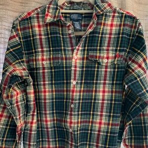 Plaid button down flannel